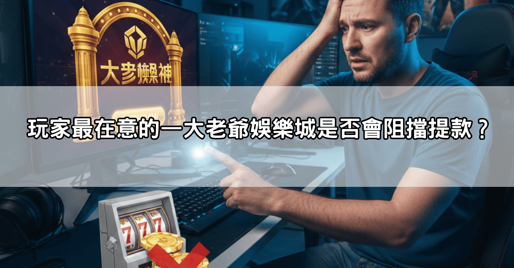玩家最在意的—大老爺娛樂城是否會阻擋提款?