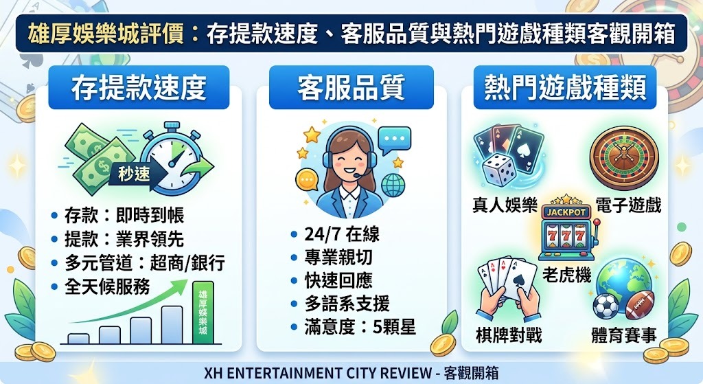 新手上路必看，馬上點我解鎖雄厚娛樂城完整開箱與獨家優惠！